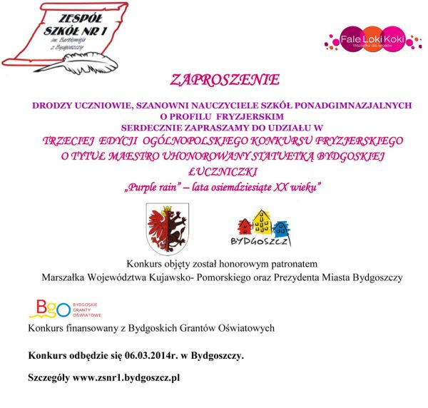 zaproszenie na konkurs